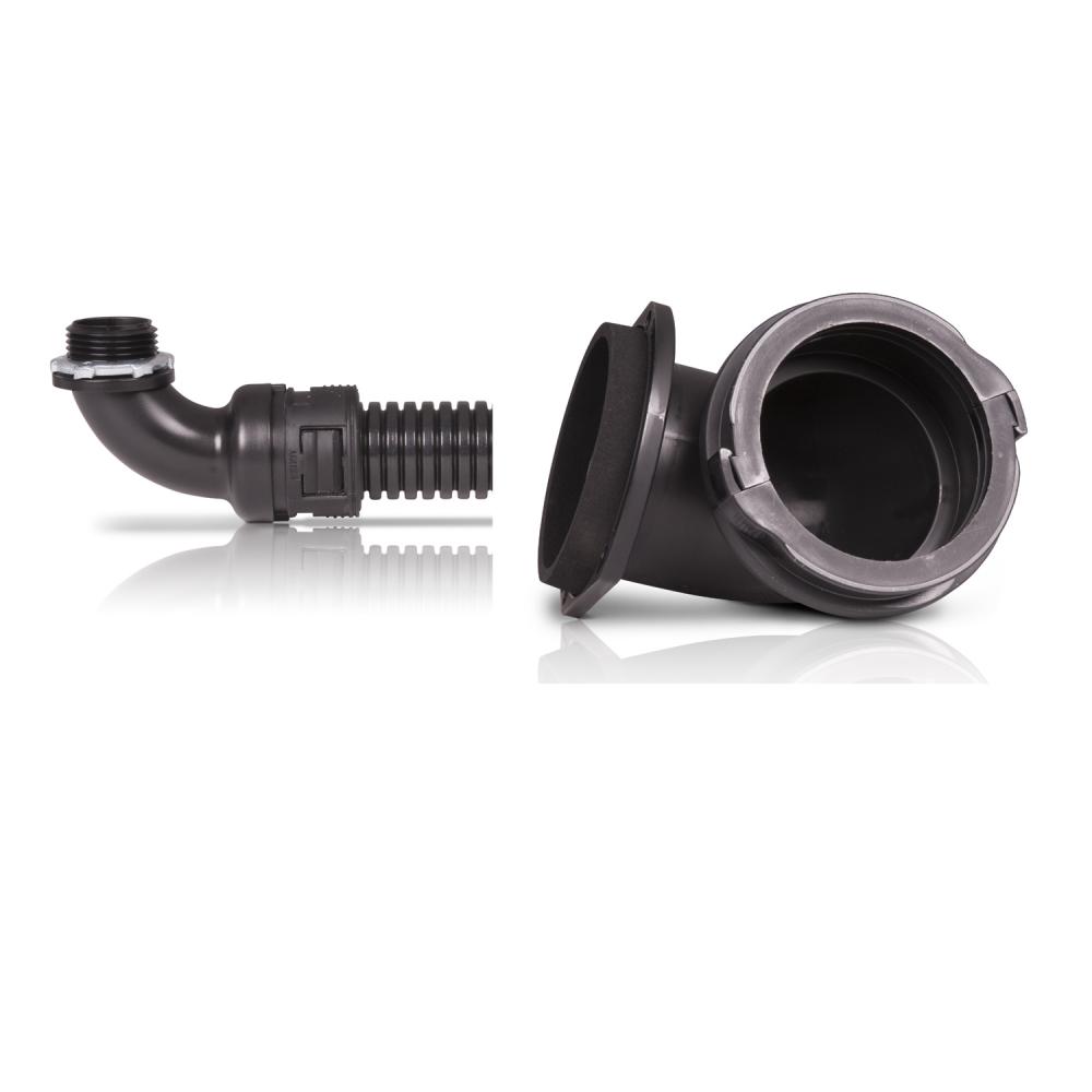 CFS 140A 1/4&#34;BLK.ANG.CONN IP68