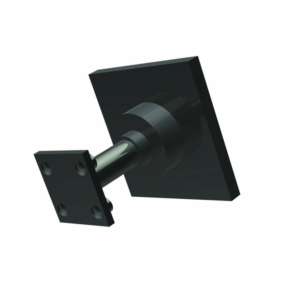 BW BRS3 GRND PLATE 4/0 STUD - VERT STL