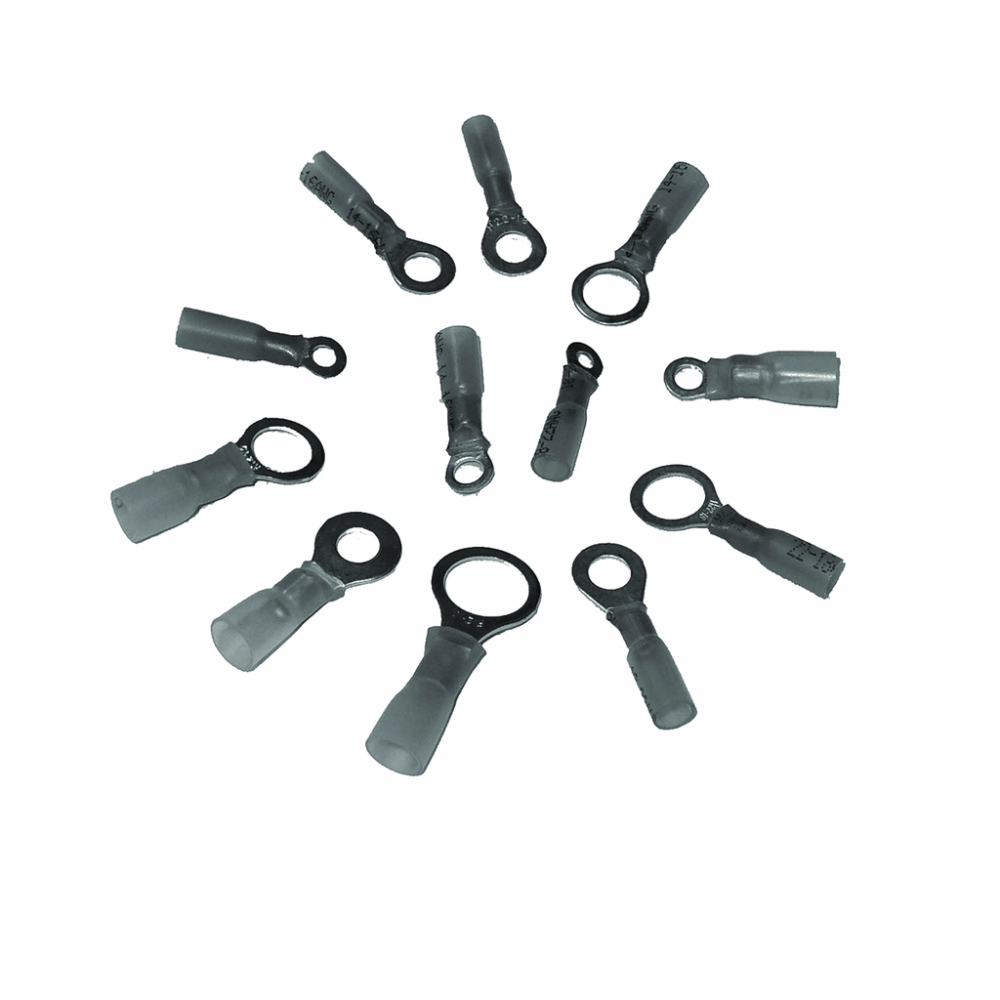 Heat shrink conctr,3/8 IN Stud size
