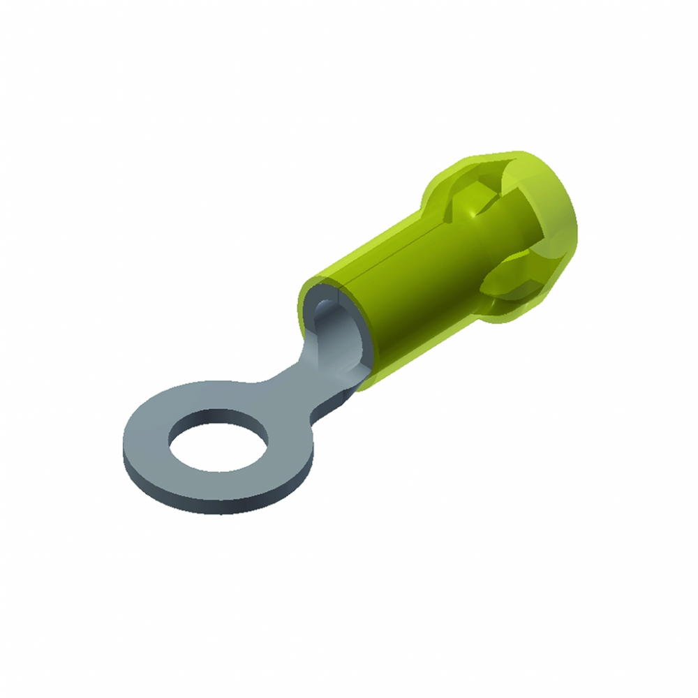 RING-  12-10 AWG- NYLON,Stud Size:8-10