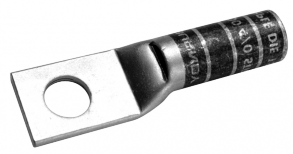 CULUG- 3AWG-LONG W/PORT-1/2&#34; STUD