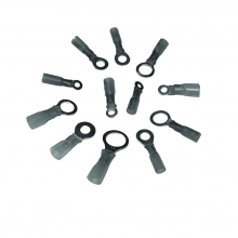 Burndy YHSA18K14 - Heat shrink conctr,1/4 IN Stud size