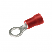 Burndy TP1614 - RING-  22- 16 AWG- VINYL, 1/4 STUD