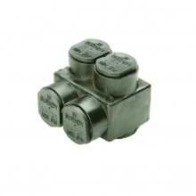 Burndy 1PLD6002 - BLKTAP,DBL,2 PRTS, 600-4