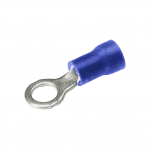 Burndy TP14516 - RING-  16- 14 AWG- VINYL, 1/4 STUD