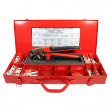 Burndy Y122CMRKIT - FULL-CYCLE RATCHET TOOL KIT W/CONNECTORS