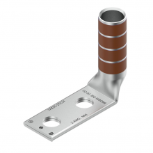 Burndy YAZ2C2TC1490 - CULUG- 2 AWG-LNG-1/4" STUD-90 DEG