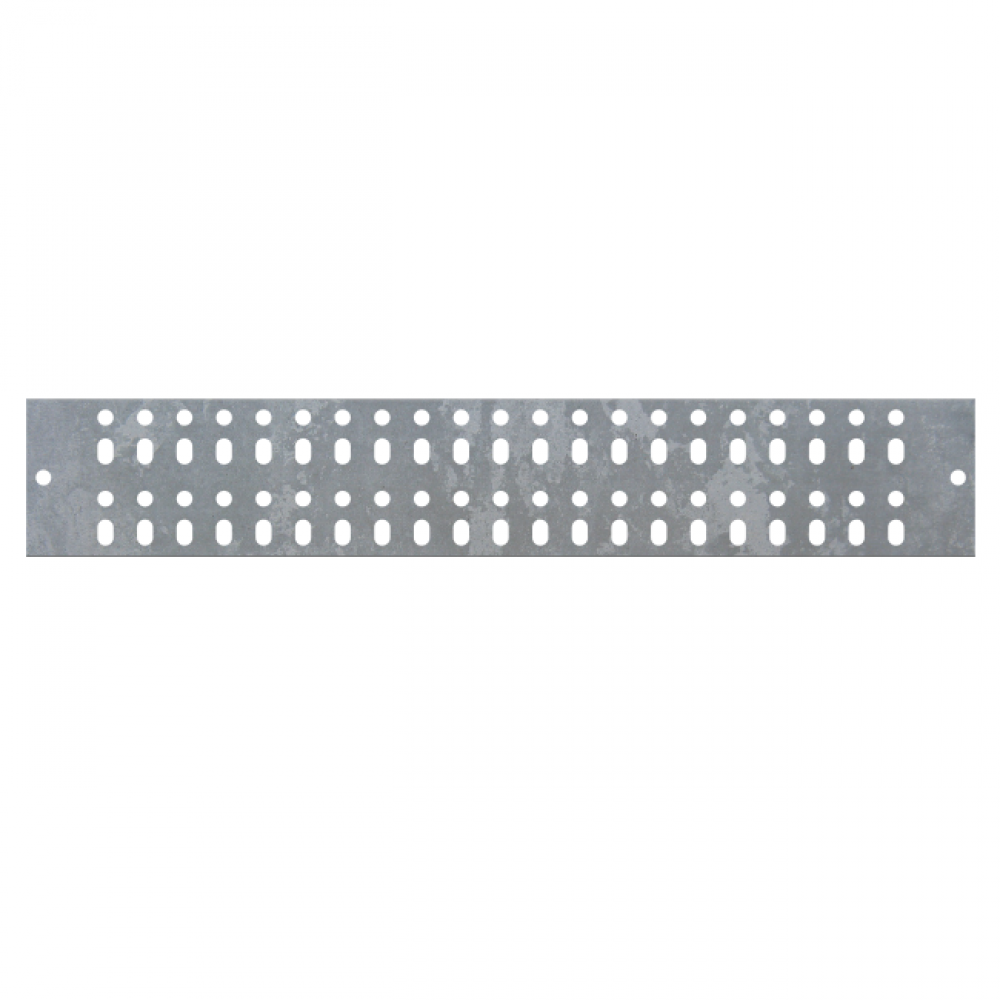 4” X 24” Galvanized, Universal Hole