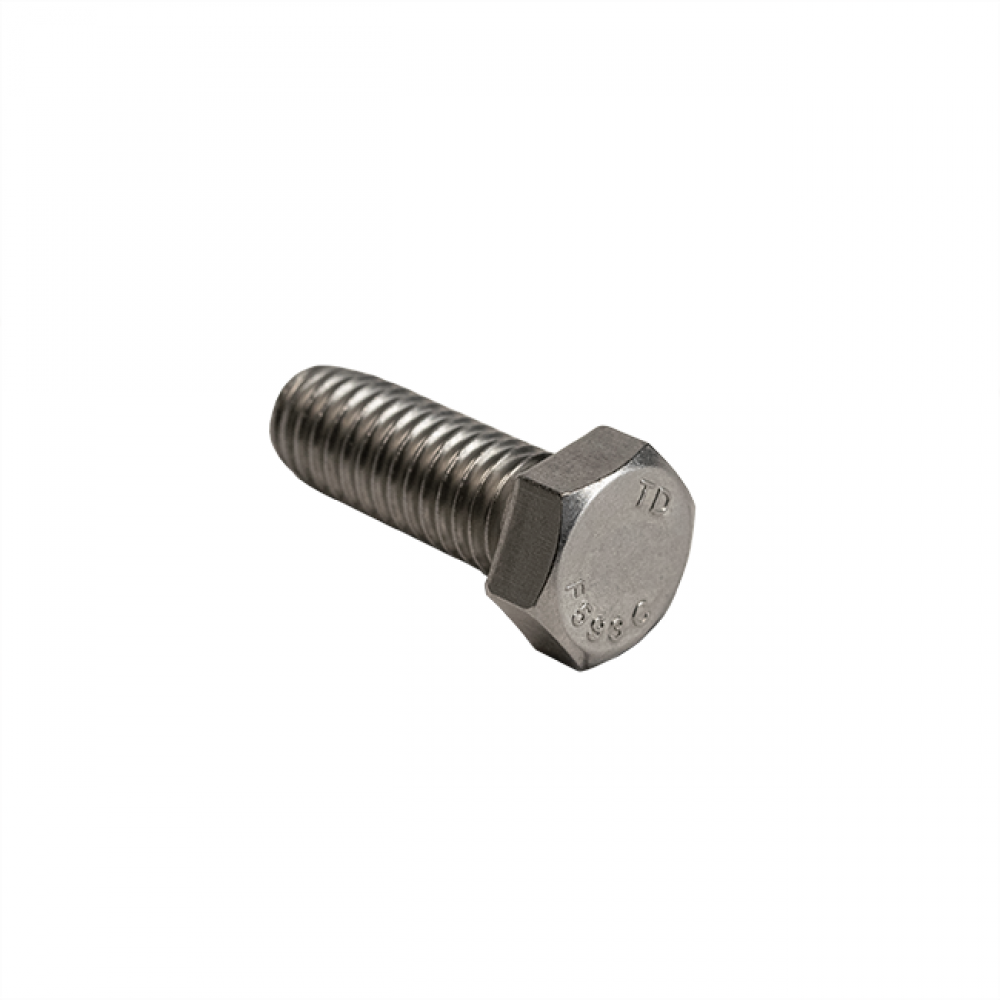 Stainless Steel Hex Head Bolt, 1/4”-20 x 3/4”
