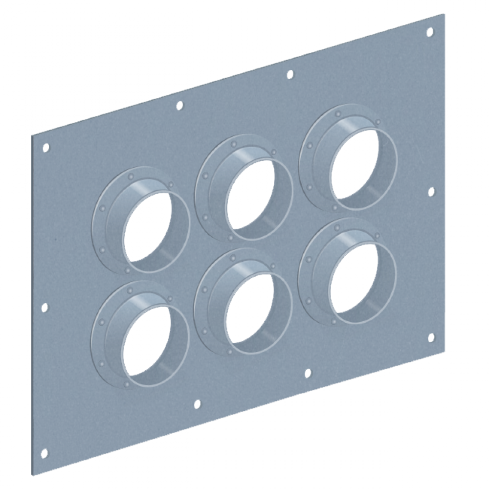 5”  6 port, 2 x 3