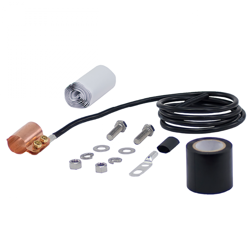 Standard Ground Kit for 3/8” Coaxial Cable