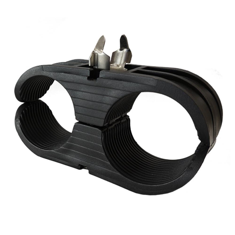 Snap Block for 1-5/8&#34; Coaxial Cable, Double Run