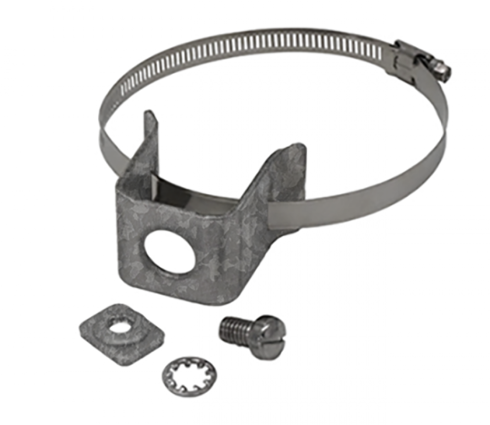 Galvanized Stand-Off Adapters 3/4” Thru Hole (w/insert) 5” - 6” OD Members