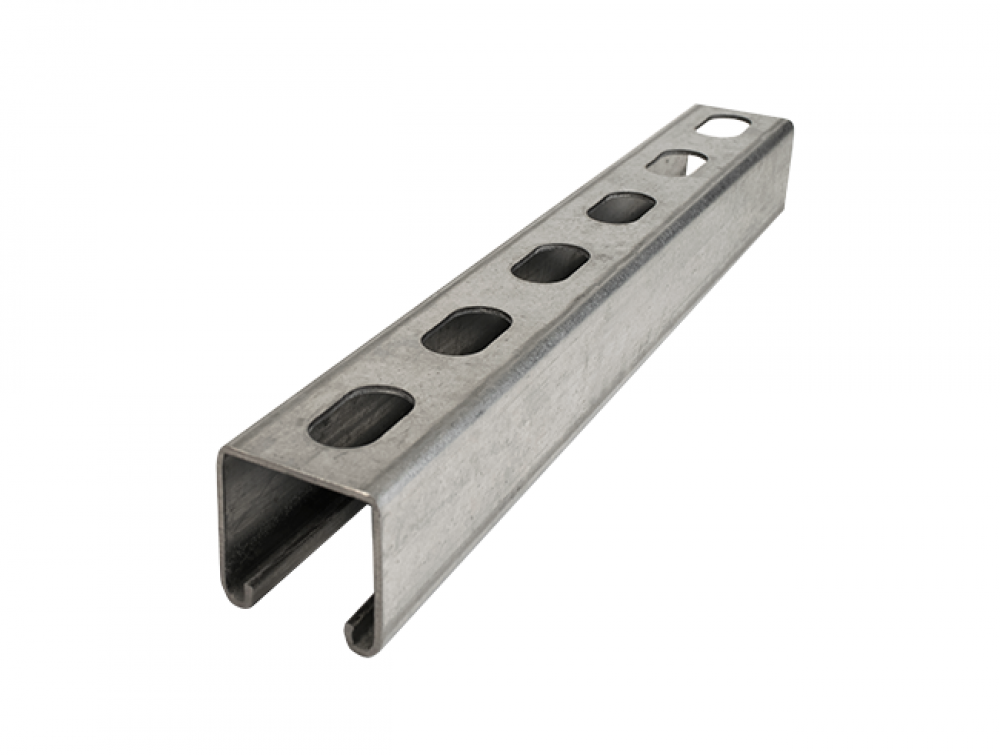 Galvanized Slotted Strut Channel 1-5/8” x 10’