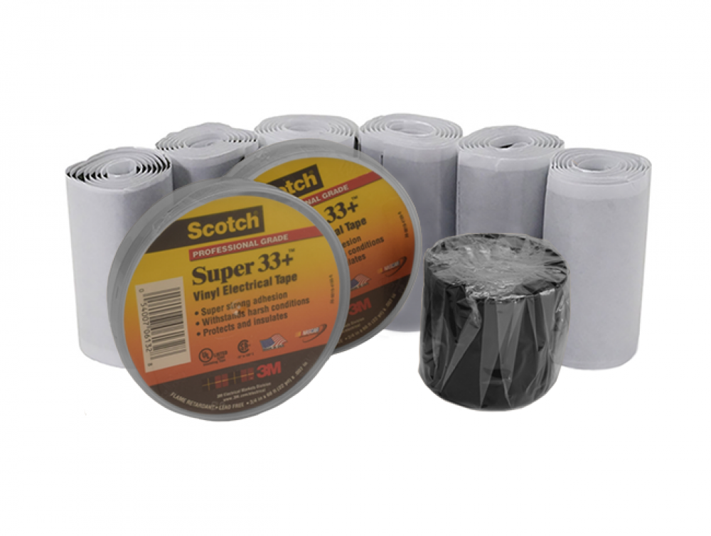 3M 33+ Weather Proofing Kit, (6) Butyl Mastic, (1) 2” Tape, (2) 3/4” Tape