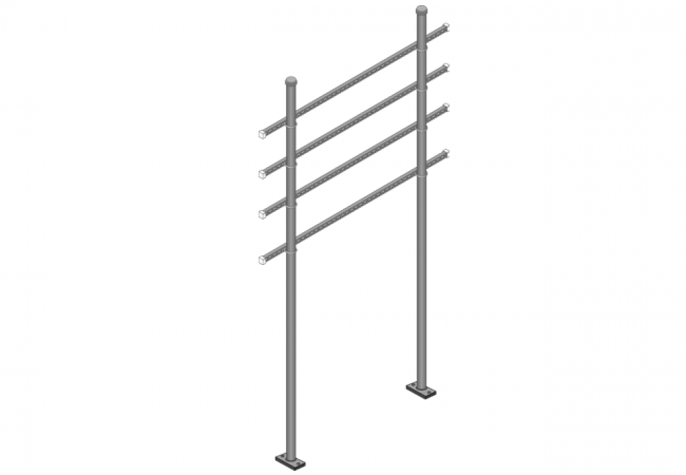 4 Level H-Frame Base Shoe