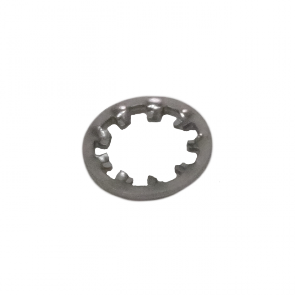Stainless Steel Toothed Washer, 1/4”