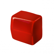 Cadre HW.ENDCAP.158.RED - 1-5/8” Strut End Cap Red