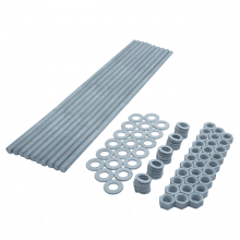 Cadre HW.TR.G.KIT.38.16x12 - Galvanized 3/8”-16 x 12” Rod