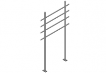 Cadre HW.HFS.4 - 4 Level H-Frame Base Shoe