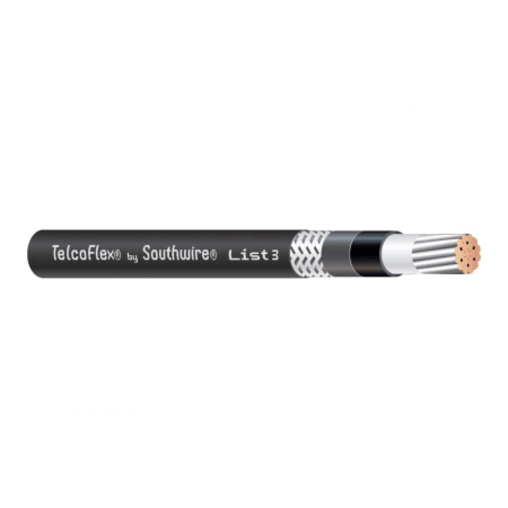 10ga TelcoFlex® L3 RHH LSZH 105C 600V - Black Braid