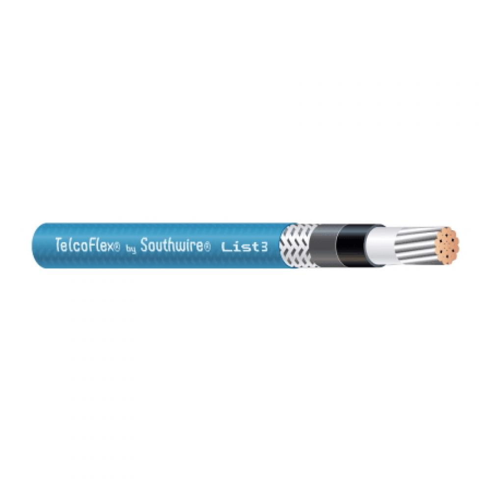 6ga TelcoFlex® L3 RHH LSZH 105C 600V - BLUE Braid