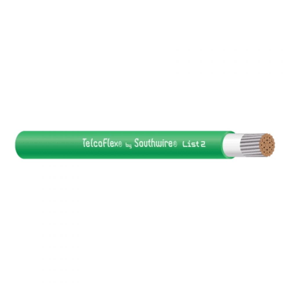 10ga TelcoFlex® L2 Central Office Power Cable LSZH - Green